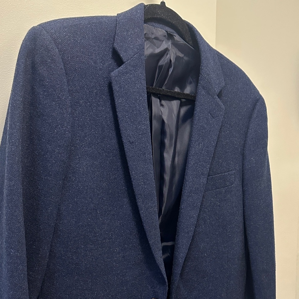 J. Crew Dark Blue Men's Blazer - Picture 2 of 4